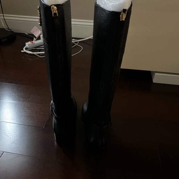 Tory Burch black leather knee high riding boots. These boots are brand new! - Picture 2 of 4